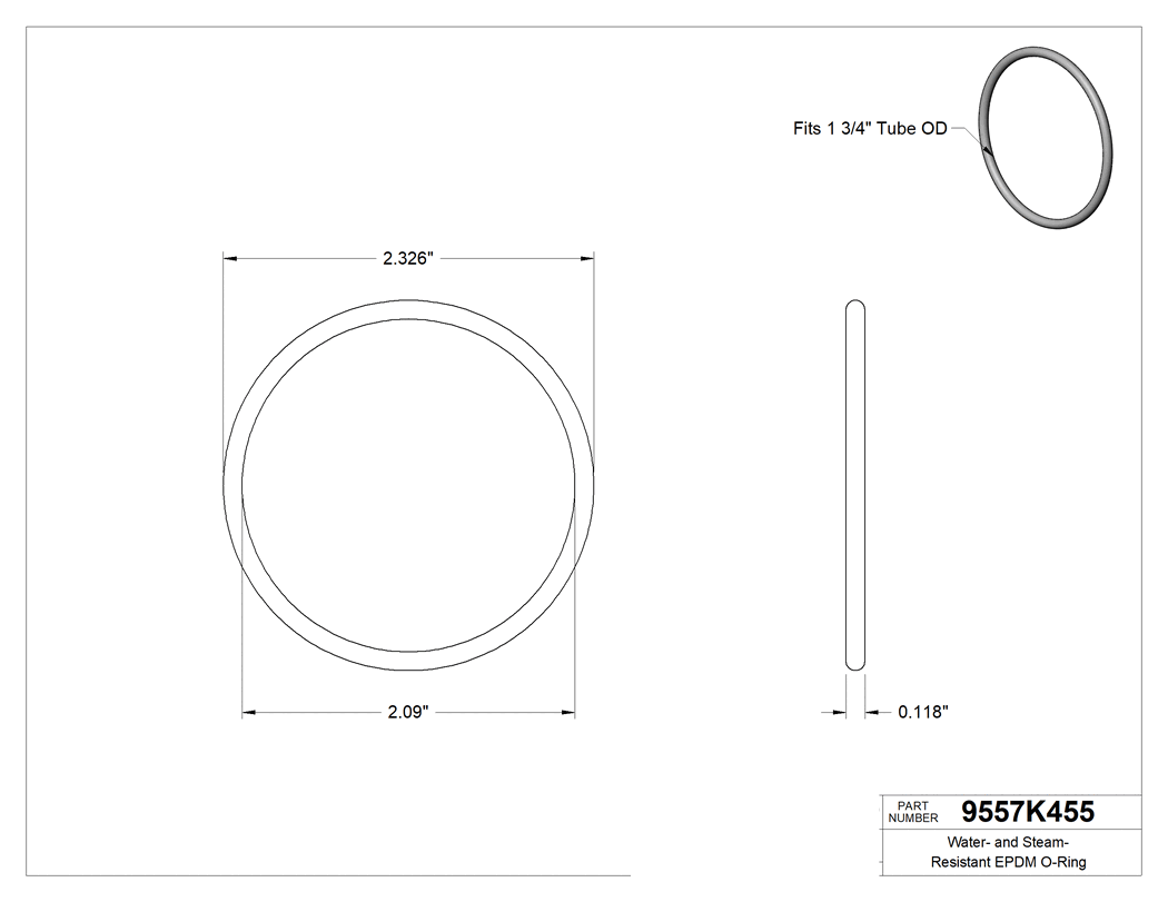Technical drawing - 9557K455